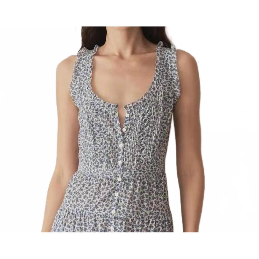 NEW DÔEN ottessa dress in cornflower hillside blue - Picture 3 of 5